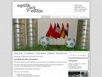optik-colin.de Webseite Vorschau