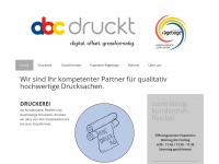 abc-druck.ch Webseite Vorschau