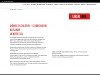 krefeld-schreinerei.de Webseite Vorschau