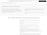 psychotherapie-baier.de Webseite Vorschau