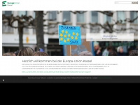 europa-union-kassel.de Webseite Vorschau