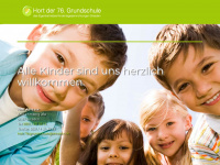 hort-76-grundschule.de Webseite Vorschau
