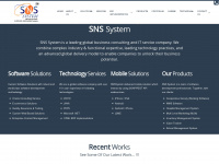 snssystem.com Webseite Vorschau