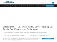 colocationix.de Webseite Vorschau