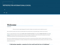 metropolitan-international-school.de Webseite Vorschau