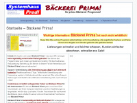 backprima.at Webseite Vorschau