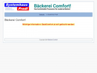 backcomfort.at Webseite Vorschau