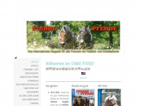 starke-pferde.com Webseite Vorschau