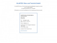 glastec.info Webseite Vorschau