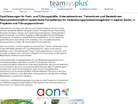 teamsysplus-akademie.de Webseite Vorschau
