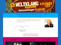 weltklang-festival.com Webseite Vorschau