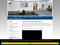 seniorenheim-haus-hochheim-giesendorf.de Webseite Vorschau