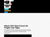 haeschziit.ch Webseite Vorschau