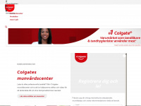 colgate.se Webseite Vorschau