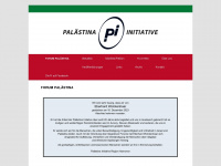 palaestina-initiative.de Webseite Vorschau