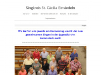 singkreis-caecilia.ch Webseite Vorschau