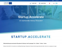 startupeuregio.eu Webseite Vorschau