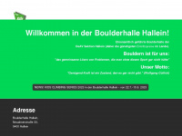 boulderhallein.com Webseite Vorschau