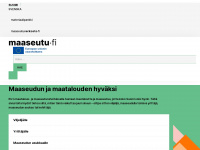 maaseutu.fi Webseite Vorschau