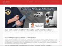 jura-kaffeemaschinen-service.de Webseite Vorschau