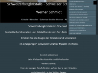 schweizerbergkristalle.ch Webseite Vorschau