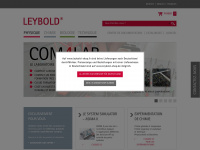 leybold-shop.fr Webseite Vorschau