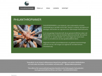 philanthropianier.org Webseite Vorschau