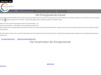 energiewende-award.de Webseite Vorschau
