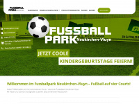 fussballpark-neukirchen-vluyn.de Webseite Vorschau