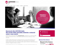 lehvoss.it Webseite Vorschau