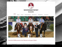 westernreitsport-bakri.de Webseite Vorschau