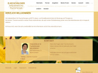 psychotherapie-elke-schilcher.de Webseite Vorschau