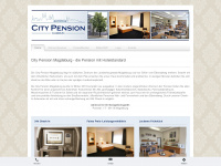 city-pension-magdeburg.de Webseite Vorschau