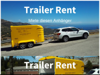 trailer-rent.ch Webseite Vorschau