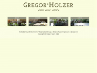 gregorholzer.de Webseite Vorschau