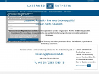 lasermed-aesthetik.com Webseite Vorschau