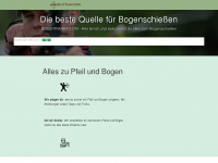 bogentrainer.com Webseite Vorschau