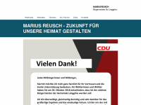 marius-reusch.de Webseite Vorschau