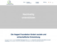 happelfoundation.org Webseite Vorschau