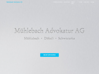 muehlebach-law.ch Webseite Vorschau