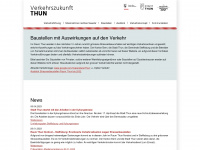 verkehrszukunft-thun.ch Webseite Vorschau