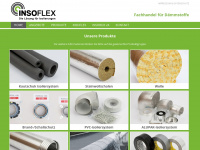 insoflex.at Webseite Vorschau