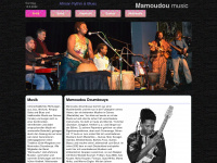 mamoudou-music.com Webseite Vorschau