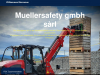 muellersafety.ch Webseite Vorschau