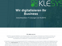klesys.com Webseite Vorschau
