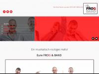 thefrogband.ch Webseite Vorschau