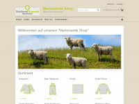 merinowolle-shop.de Webseite Vorschau