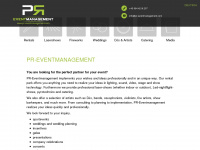 pr-eventmanagement.com Webseite Vorschau