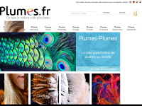 plumes.fr Webseite Vorschau