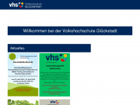 vhs-glueckstadt.de Webseite Vorschau